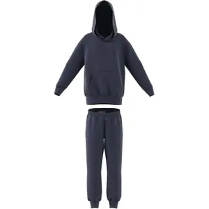 Fato de treino para crianças com capuz de lã adidas image-1