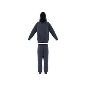 Fato de treino para crianças com capuz de lã adidas image-3