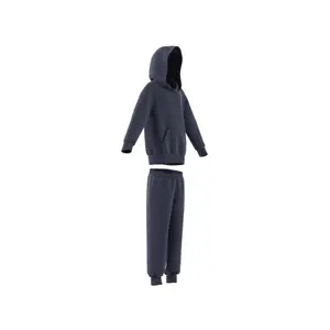 Fato de treino para crianças com capuz de lã adidas image-4