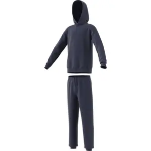 Hooded sweatshirt in fleece for children adidas image-1