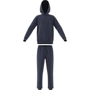 Hooded sweatshirt in fleece for children adidas image-0