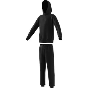 Træningsdragt med hætte i fleece til børn adidas image-1