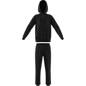 Træningsdragt med hætte i fleece til børn adidas image-0