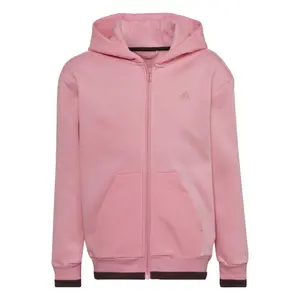 Children's zipped fleece jacket adidas All SZN image-0