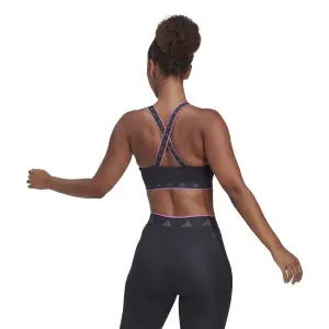 Medium stöd-bh för kvinnor adidas Powerimpact Techfit image-4