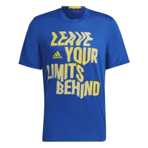 Camiseta con eslogan adidas Designed for Movement Aeroready HIIT image-0