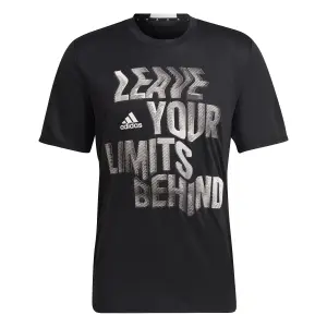 Camiseta con eslogan adidas Designed for Movement Aeroready HIIT image-0