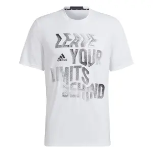 Camiseta con eslogan adidas Designed for Movement Aeroready HIIT image-1