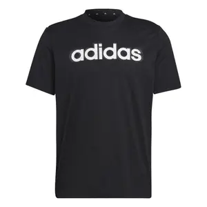 Maillot d'entraînement à logo linéaire imprimé en silicone adidas Aeroready image-0