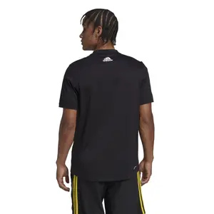 Maillot d'entraînement à logo linéaire imprimé en silicone adidas Aeroready image-3