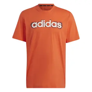 Camiseta con logotipo lineal impreso en silicona adidas Aeroready image-0