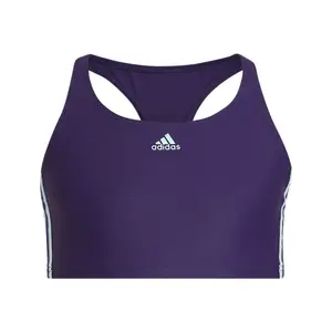 Traje de baño de 2 piezas y 3 bandas para niña adidas image-1