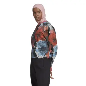 Felpa stampata da donna adidas image-1