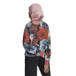 Felpa stampata da donna adidas image-4