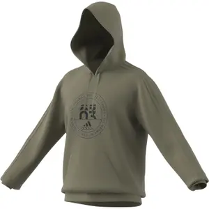 Sweatshirt med hætte adidas Basics Emblem Graphic image-0