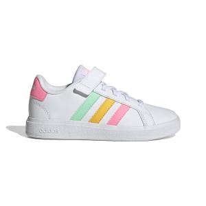 hp8913-baskets-lacets-elastiques-et-sangle-superieure-enfant-adidas-grand-court-blanc-rose-vert-jaune