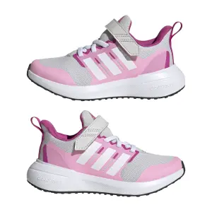 Zapatillas con cordones elásticos niño adidas Fortarun 2.0 Cloudfoam image-2