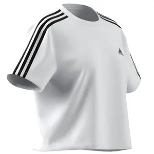 Camiseta court maillot mujer adidas Essentials 3-Stripes image-4