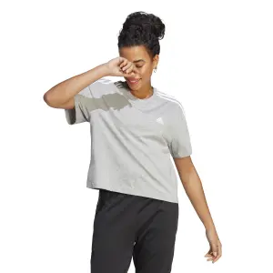 T-shirt court jersey femme adidas Essentials 3-Stripes image-1