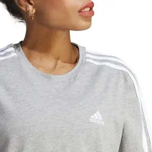 T-shirt court jersey femme adidas Essentials 3-Stripes image-4