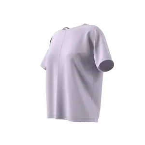 Camiseta de mujer de gran tamaño adidas Studio image-2