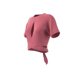 T-shirt court woman adidas Studio image-4