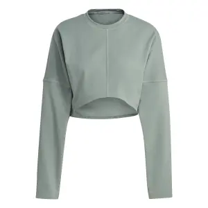 Kort sweatshirt för kvinnor adidas Studio image-0