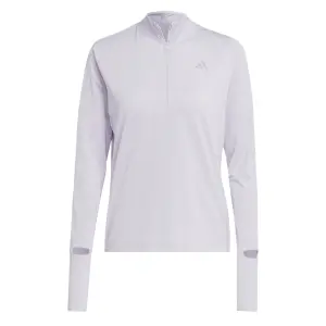 Women's long sleeve and half zip jersey adidas Fast image-0