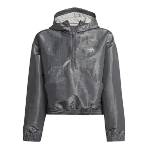 Giacca della tuta con cappuccio con 1/2 zip da bambina adidas Dance image-0
