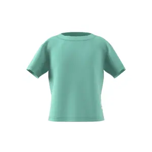 Camiseta suelta para niñas adidas Lounge Waffle image-6