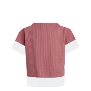 Camiseta suelta para niñas adidas Lounge Waffle image-0