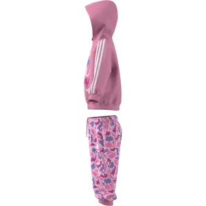 Tuta da ginnastica bambino con stampa mimetica dino adidas French Terry image-4