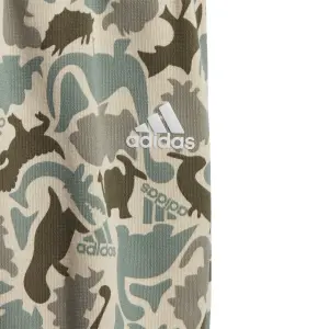 Tuta da ginnastica bambino con stampa mimetica dino adidas French Terry image-3
