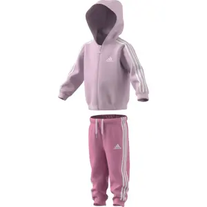 Traje de bebé con capucha y cremallera adidas Essentials image-2