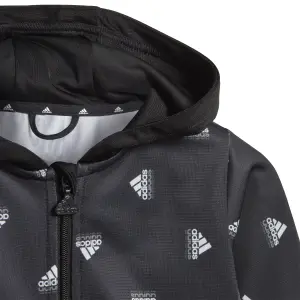 Træningsdragt i polyester til baby adidas Brandlove Shiny image-6