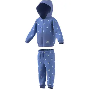 Tuta da ginnastica bambino in poliestere adidas Brandlove Shiny image-1