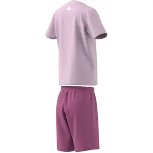 Conjunto de camiseta y pantalón corto para niños adidas Essentials Logo image-6