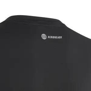 Maglia con logo per bambini adidas Icons Icons Aeroready Logo image-4