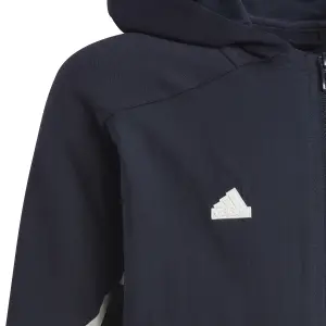 Sweatshirt capuchon met volledige rits voor kinderen adidas Designed for Gameday image-2
