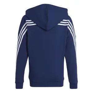 Sweatshirt capuchon met volledige rits voor kinderen adidas Future Icons 3-Stripes image-4
