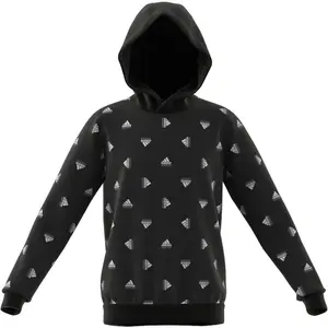 Sweatshirt capuz impresso no fato de criança adidas Brand Love image-1