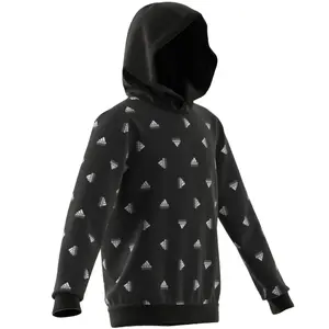 Sweatshirt capuz impresso no fato de criança adidas Brand Love image-2