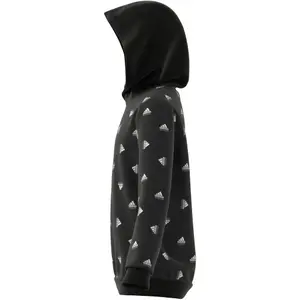 Sweatshirt capuz impresso no fato de criança adidas Brand Love image-5