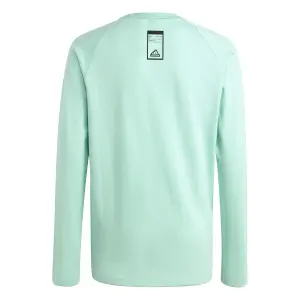 Camiseta informal con bolsillos de manga larga para niños adidas City Escape image-2