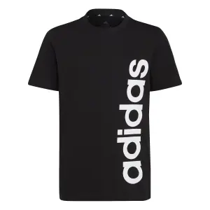 Camiseta de algodón con logotipo para niños adidas Essentials Linear image-0