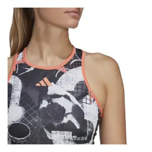 Women's tank top adidas Club Graph image-1