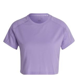 Women's crop logo jersey adidas 3-Stripes Aeroready Train Essentials image-1