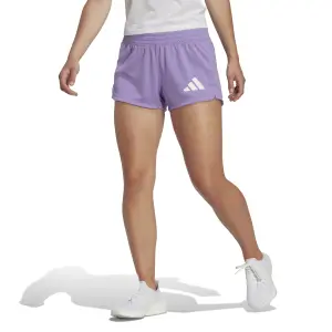 Gebreide damesshort adidas 3 Bar Pacer image-1