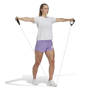 Gebreide damesshort adidas 3 Bar Pacer image-3