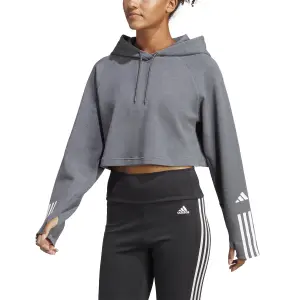 Sweatshirt med hætte i bomuld til kvinder adidas Essentials 3-Stripes image-2